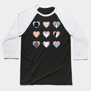 ratty love (white) Baseball T-Shirt